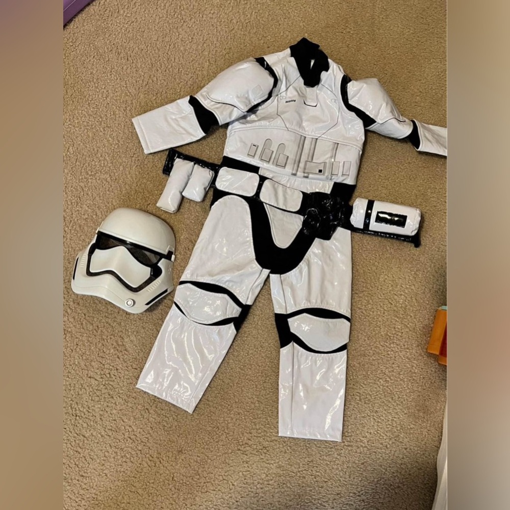 Disney White and Black Stormtrooper Kids Costume